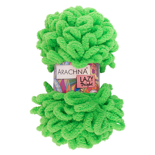 Пряжа ARACHNA "LAZY BRIGHT" 100% микрополиэстер 5 шт. х 100 г 8.5 м ± 0.2 м