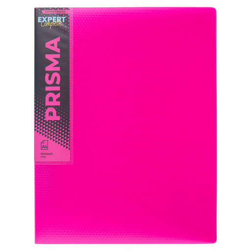 "Expert Complete" PRISMA NEON Папка с металлическим прижимом A4 700 мкм 20 мм эффект 3D 6 шт. розовый EC210700013