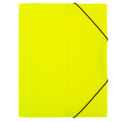 "Expert Complete" PRISMA NEON Папка на резинке A4 600 мкм 35 мм эффект 3D 5 шт. желтый EC210400009
