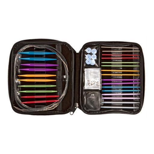 Спицы  GAMMA разборные круговые в наборе SN-10 алюминий d 2.75-10.0 мм 26 шт в пенале