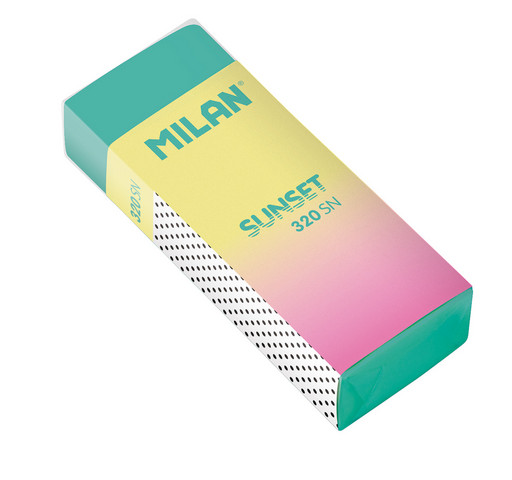 "Milan" Ластик 320 SUNSET прямоугольный 61x23x12 мм 20 шт. CPM320SN