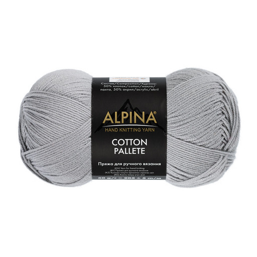 Пряжа ALPINA "COTTON PALLETE" 50% хлопок, 50% акрил 10 шт. х 50 г 205 м ± 5 м