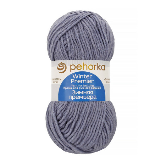 Пряжа Пехорская ПТ "Зимняя премьера" 50% мериносовая шерсть, 50% акрил 10 шт. х 100 г 150 м ± 8 м