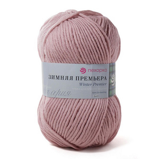 Пряжа Пехорская ПТ "Зимняя премьера" 50% мериносовая шерсть, 50% акрил 10 шт. х 100 г 150 м ± 8 м