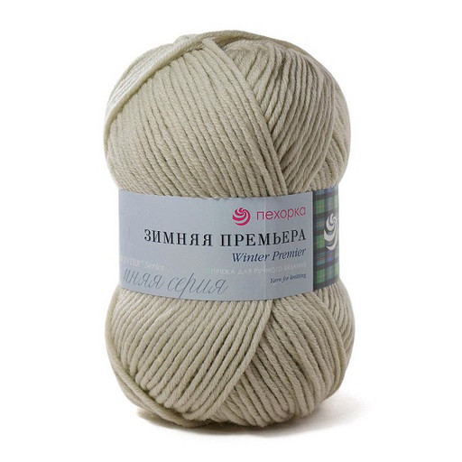 Пряжа Пехорская ПТ "Зимняя премьера" 50% мериносовая шерсть, 50% акрил 10 шт. х 100 г 150 м ± 8 м