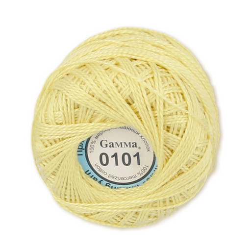 Пряжа "Gamma" Ирис 100% хлопок 10 шт. х 10 г 82 м ± 3 м