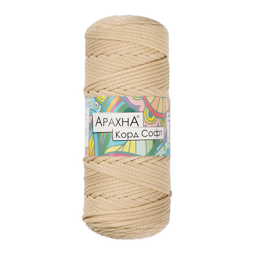Пряжа ARACHNA "Cord Soft" 100% полиэфир 3 шт. х 230 г ± 10 г 100 м ± 5 м