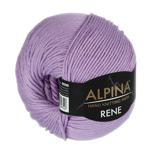 Пряжа ALPINA "RENE" 100% мерсеризованный хлопок 10 шт. х 50 г 105 м ± 5 м