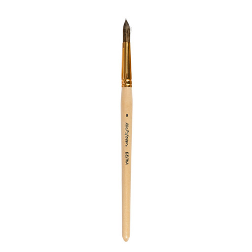 Кисть белка "Mr.Painter" SQR 301-08 круглая 5 шт короткая ручка №08