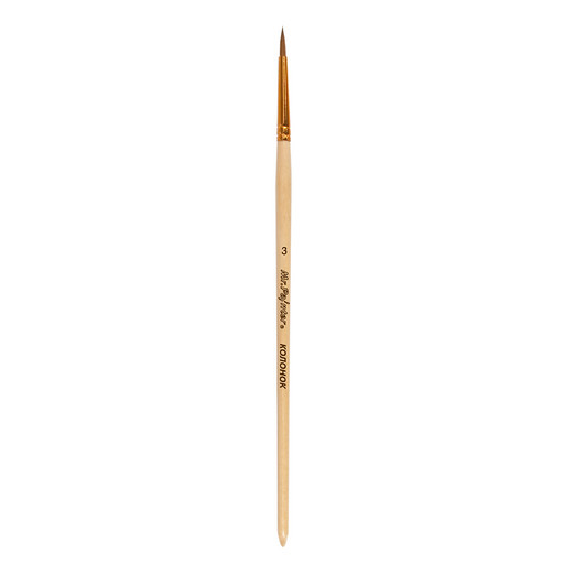Кисть колонок "Mr.Painter" KOR 431-03 круглая 5 шт короткая ручка №03