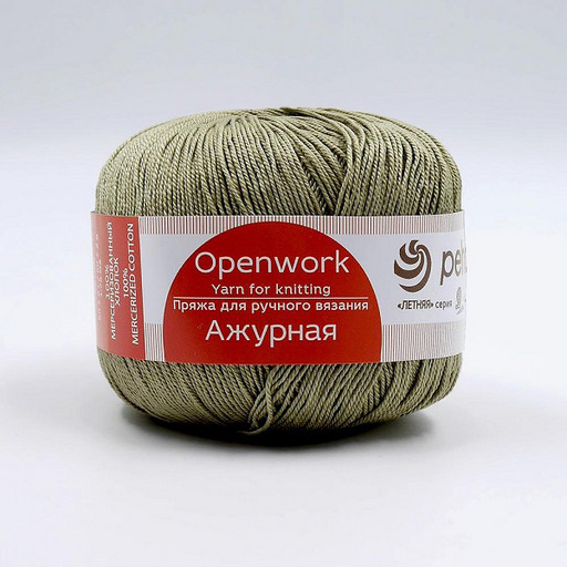 Пряжа Пехорская ПТ "Ажурная" 100% мерсеризованный хлопок 10 шт. х 50 г 280 м