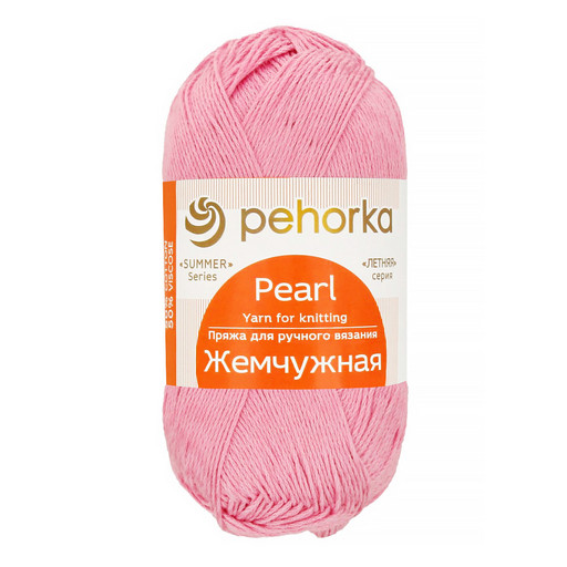 Пряжа Пехорская ПТ "Жемчужная" 50% хлопок, 50% вискоза 5 шт. х 100 г 425 м