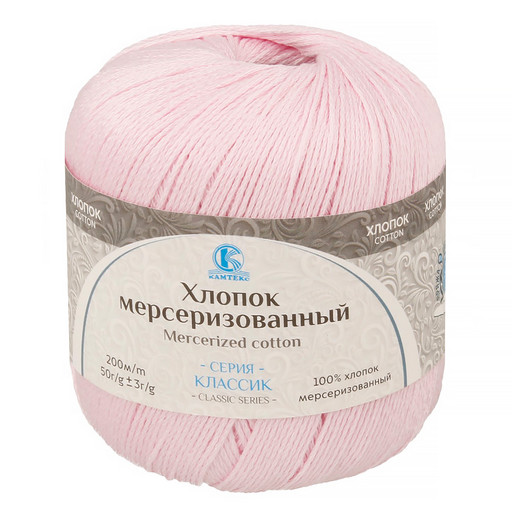 Пряжа Камтекс КТ "Хлопок мерсериз" 100% хлопок 10 шт. х 50 г 200 м