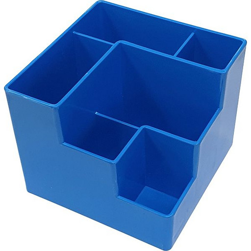 Органайзер пластиковый 122*122*100 мм, 6 отделений, голубой, deVENTЕ