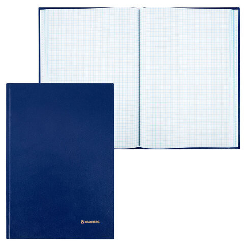 Книга учета 160 л., клетка, твердая, бумвинил, блок офсет, А4 200х290 мм, BRAUBERG, 130182 Книга учета 160 л., клетка, твердая, бумвинил, блок офсет, А4 200х290 мм, BRAUBERG, 130182