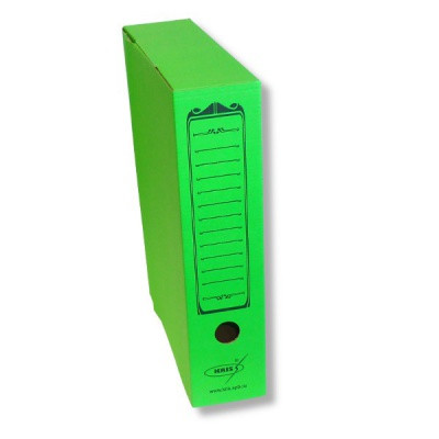 Короб архивный А4+, корешок 75 мм, ассорти, картон БЮРОКРАТ