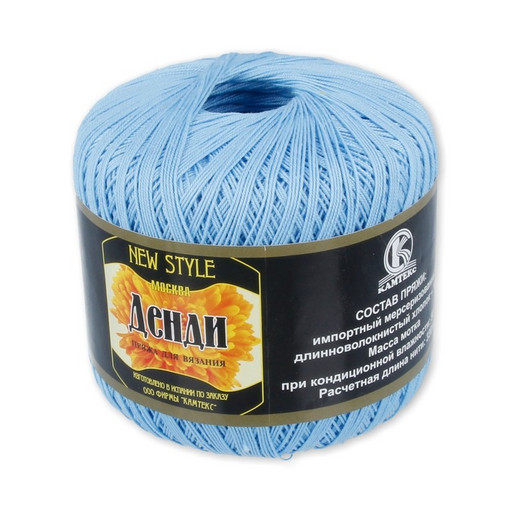 Пряжа Камтекс КТ "Денди" 100% мерсеризованный хлопок 10 шт. х 50 г 330 м