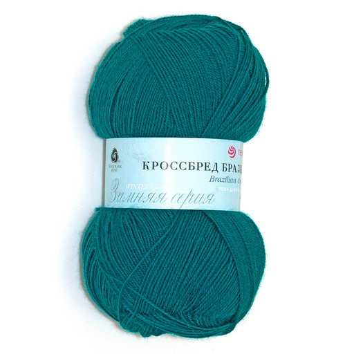Пряжа Пехорская ПТ "Кроссбред Бразилии" 50% мериносовая шерсть, 50% акрил 5 шт. х 100 г 500 м ± 29 м