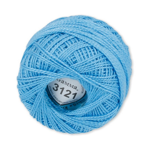 Пряжа "Gamma" Ирис 100% хлопок 10 шт. х 10 г 82 м ± 3 м