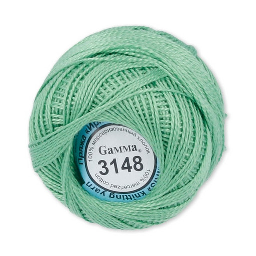 Пряжа "Gamma" Ирис 100% хлопок 10 шт. х 10 г 82 м ± 3 м