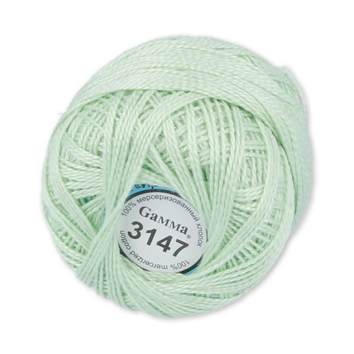 Пряжа "Gamma" Ирис 100% хлопок 10 шт. х 10 г 82 м ± 3 м