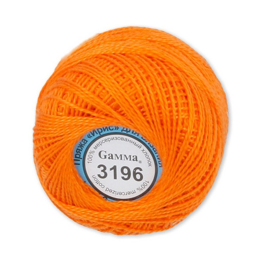 Пряжа "Gamma" Ирис 100% хлопок 10 шт. х 10 г 82 м ± 3 м