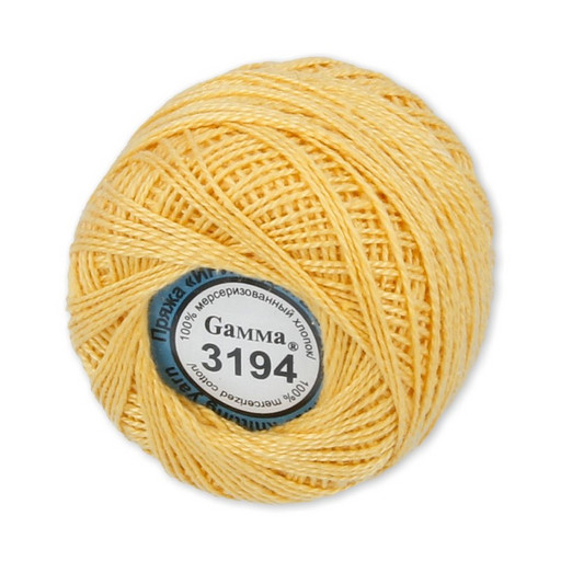 Пряжа "Gamma" Ирис 100% хлопок 10 шт. х 10 г 82 м ± 3 м