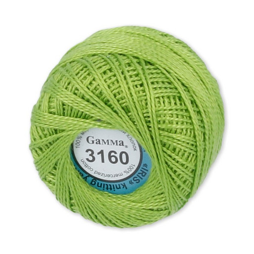 Пряжа "Gamma" Ирис 100% хлопок 10 шт. х 10 г 82 м ± 3 м