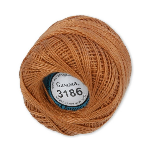 Пряжа "Gamma" Ирис 100% хлопок 10 шт. х 10 г 82 м ± 3 м