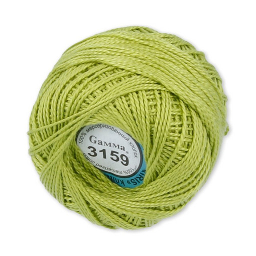 Пряжа "Gamma" Ирис 100% хлопок 10 шт. х 10 г 82 м ± 3 м