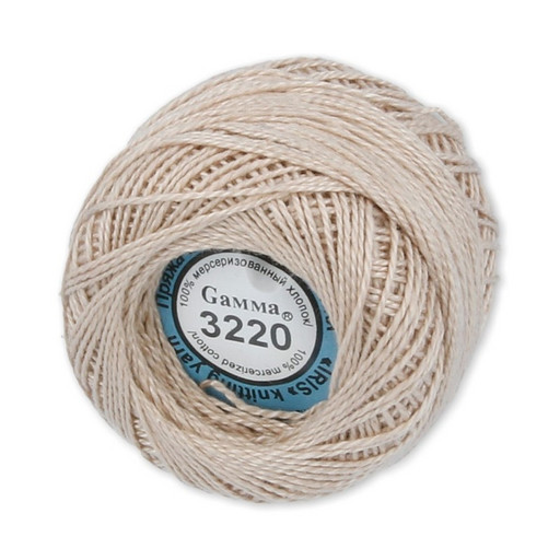 Пряжа "Gamma" Ирис 100% хлопок 10 шт. х 10 г 82 м ± 3 м