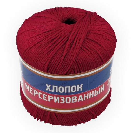 Пряжа Камтекс КТ "Хлопок мерсериз" 100% хлопок 10 шт. х 50 г 200 м