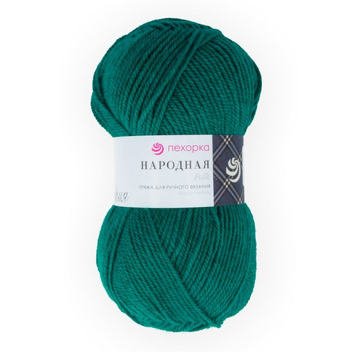Пряжа Пехорская ПТ "Народная" Шерсть-30%, Акрил-70% 5 шт. х 100 г 220 м ± 13 м