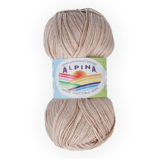 Пряжа ALPINA "HOLLY MELANGE" 100% мерсеризованный хлопок 10 шт. х 50 г 200 м ± 10 м