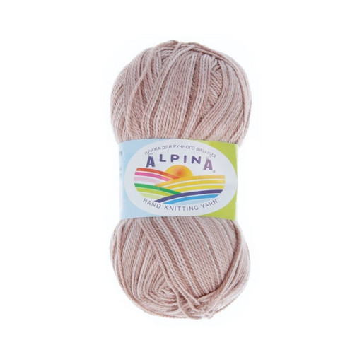 Пряжа ALPINA "HOLLY MELANGE" 100% мерсеризованный хлопок 10 шт. х 50 г 200 м ± 10 м