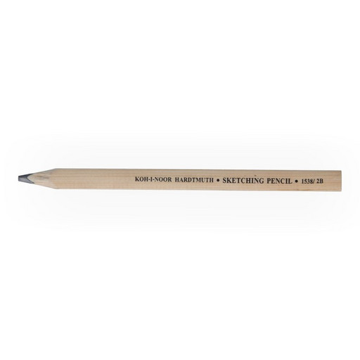 "KOH-I-NOOR Hardtmuth" Карандаш для эскизов чернографитный заточенный 12 шт. 2B 1538N2B001KS