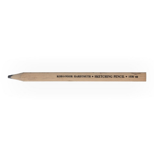 "KOH-I-NOOR Hardtmuth" Карандаш для эскизов чернографитный заточенный 12 шт. 6B 1538N6B001KS