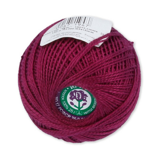 Пряжа СПБ "Ирис" 100% мерсеризованный хлопок 20 шт. х 25 г 150 м