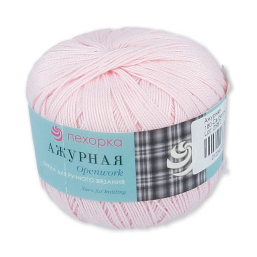 Пряжа Пехорская ПТ "Ажурная" 100% мерсеризованный хлопок 10 шт. х 50 г 280 м