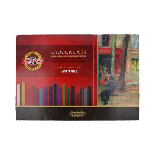 "KOH-I-NOOR Hardtmuth" Gioconda Пастель твердая художественная набор 36 цв. 8115036003KS прямоугольная 7х7мм в картоне