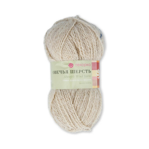 Пряжа Пехорская ПТ "Овечья шерсть" 100% шерсть 10 шт. х 100 г 200 м