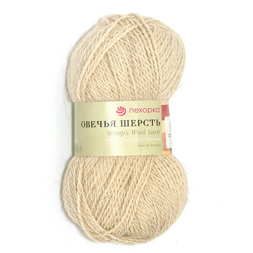 Пряжа Пехорская ПТ "Овечья шерсть" 100% шерсть 10 шт. х 100 г 200 м