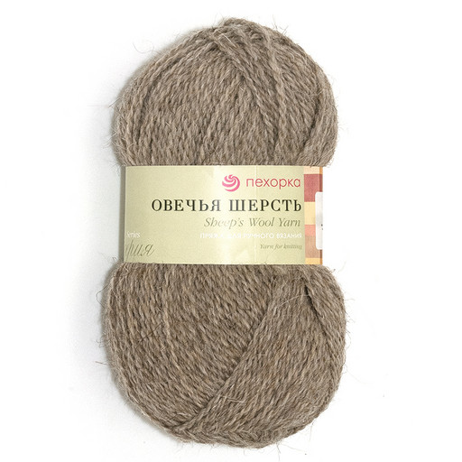 Пряжа Пехорская ПТ "Овечья шерсть" 100% шерсть 10 шт. х 100 г 200 м