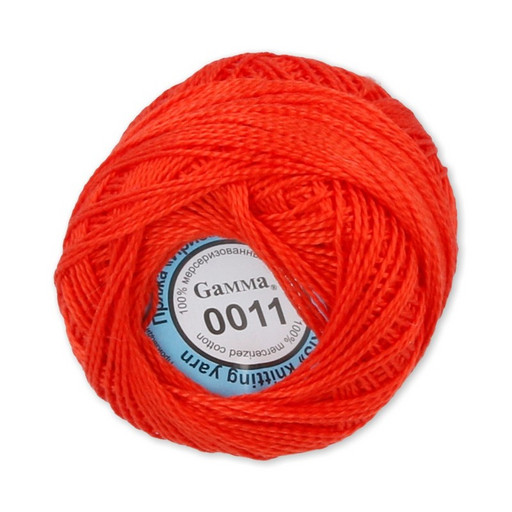 Пряжа "Gamma" Ирис 100% хлопок 10 шт. х 10 г 82 м ± 3 м