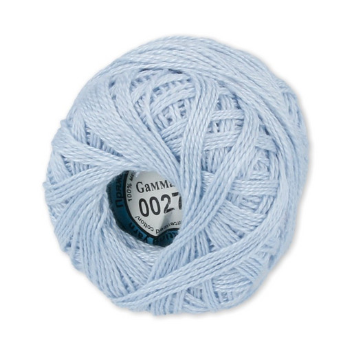 Пряжа "Gamma" Ирис 100% хлопок 10 шт. х 10 г 82 м ± 3 м