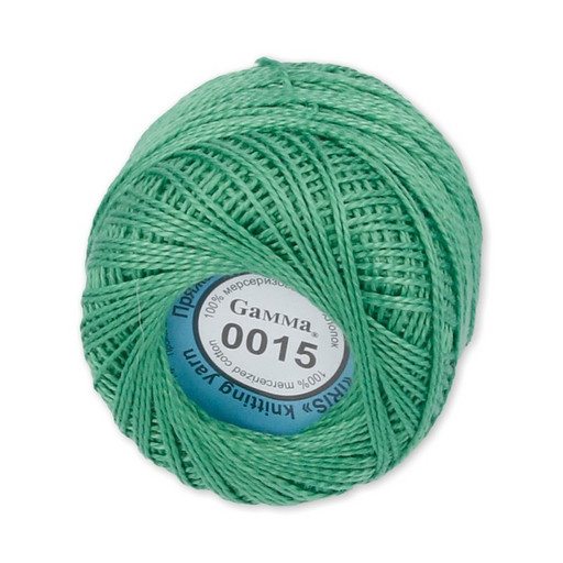 Пряжа "Gamma" Ирис 100% хлопок 10 шт. х 10 г 82 м ± 3 м