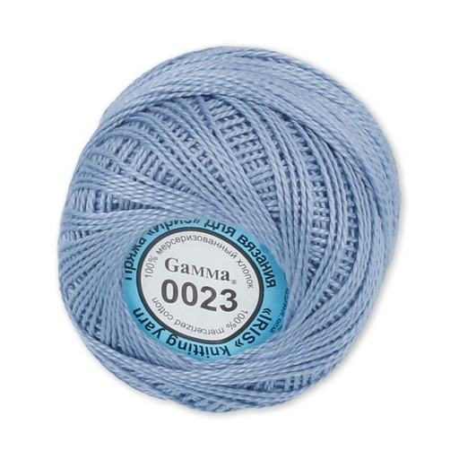 Пряжа "Gamma" Ирис 100% хлопок 10 шт. х 10 г 82 м ± 3 м