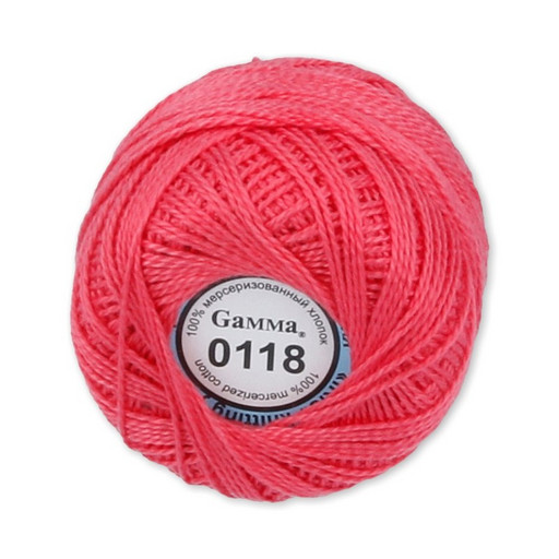 Пряжа "Gamma" Ирис 100% хлопок 10 шт. х 10 г 82 м ± 3 м