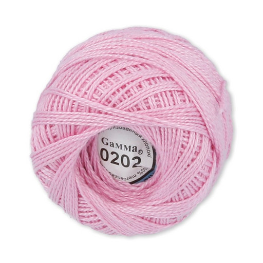 Пряжа "Gamma" Ирис 100% хлопок 10 шт. х 10 г 82 м ± 3 м