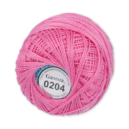 Пряжа "Gamma" Ирис 100% хлопок 10 шт. х 10 г 82 м ± 3 м